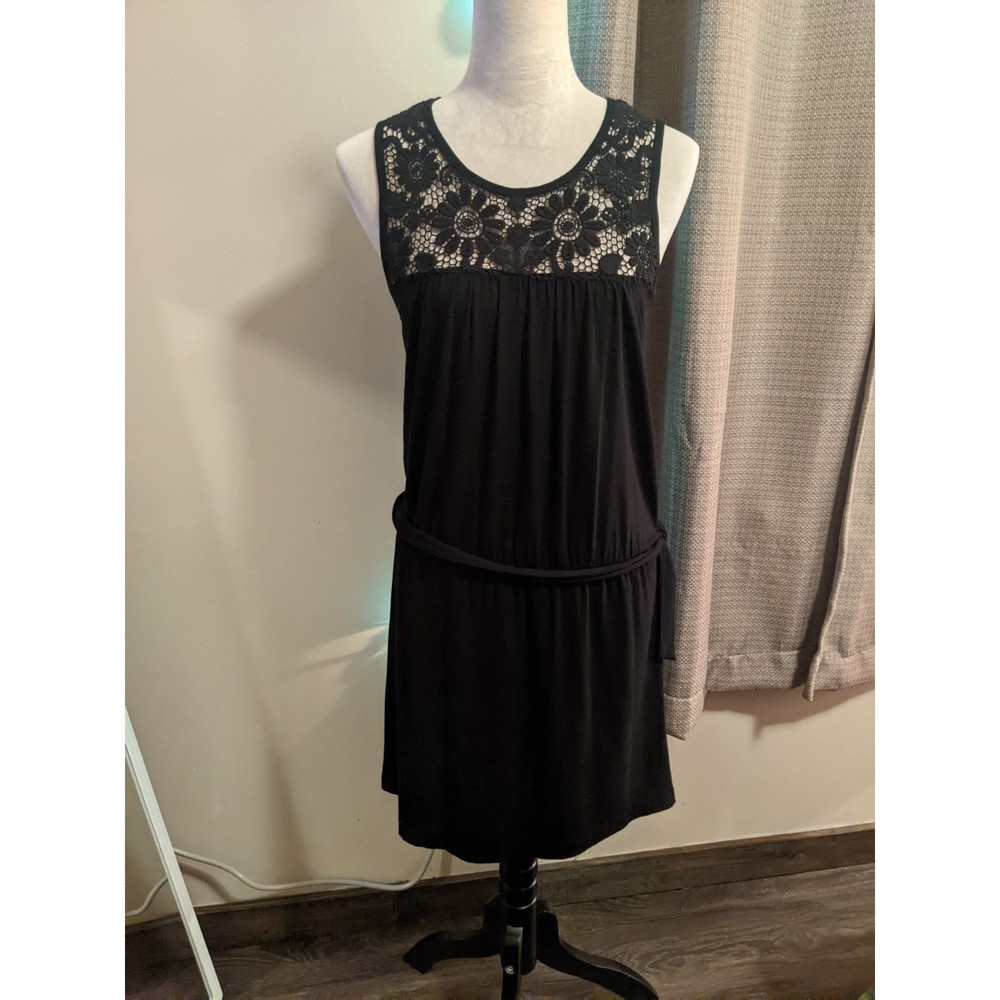 Womens Banana Republic black sleeveless dress - size medium